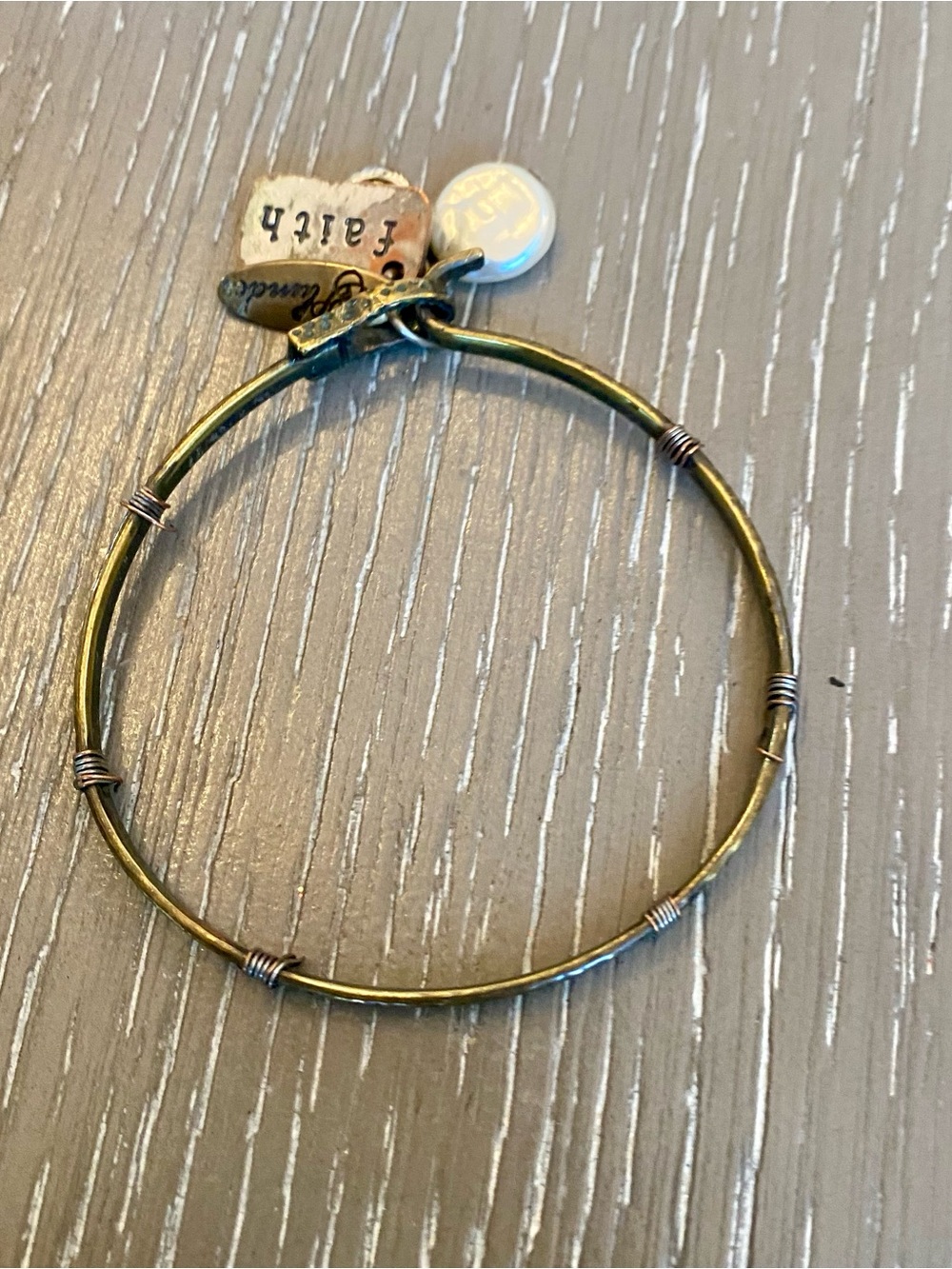 Plunder Faith/Cross/ Pearl Bracelet